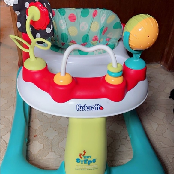 Kolcraft Tiny Steps 2-in-1 Activity Walker with Seated or - Picture 1 of 5